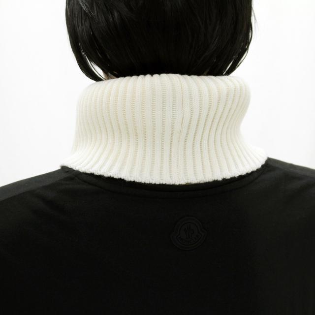送料無料 4 STONE ISLAND ストーンアイランド 7715N21C3 V0099 ホワイト ネックウォーマー ロゴ_2