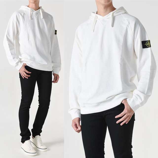 送料無料 22 STONE ISLAND ストーンアイランド 791561720 V0029 ブラック パーカー フーディー size L