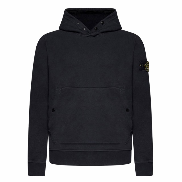 送料無料 22 STONE ISLAND ストーンアイランド 791561720 V0029 ブラック パーカー フーディー size L