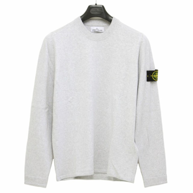 送料無料 31 STONE ISLAND ストーンアイランド 7615532B9 V0M67 ライトグレー ニット セーター