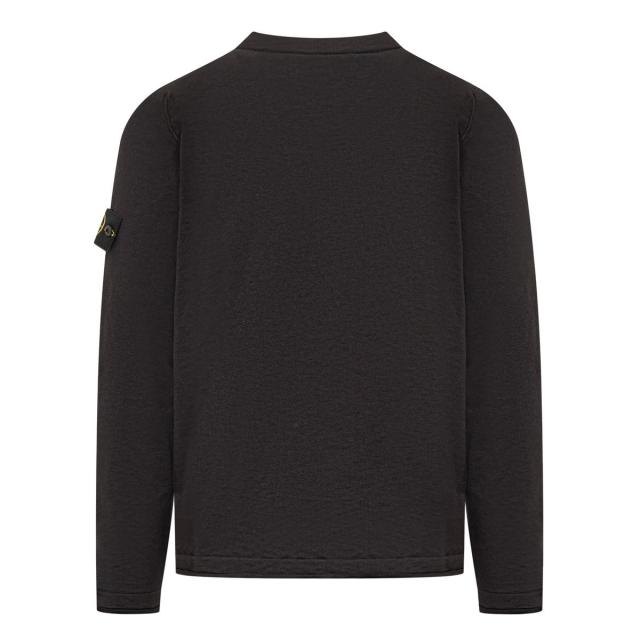 送料無料 35 STONE ISLAND ストーンアイランド 8015502B0 A0029 ブラック サマーニット セーター_4