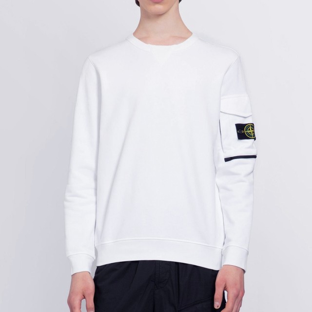 送料無料 28 STONE ISLAND ストーンアイランド 791560577 V0029 ブラック トレーナー スウェット size M