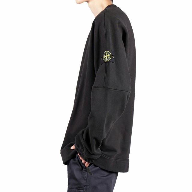 送料無料 28 STONE ISLAND ストーンアイランド 791560577 V0029 ブラック トレーナー スウェット size XL