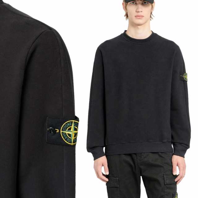 送料無料 29 STONE ISLAND ストーンアイランド 791561352 V0029 ブラック トレーナー スウェット