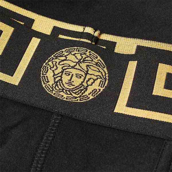 送料無料!!3 VERSACE ヴェルサーチ AU10326 A232741 ブラック アンダー