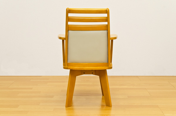 BENSON 回転式ダイニングチェア ライトブラウン