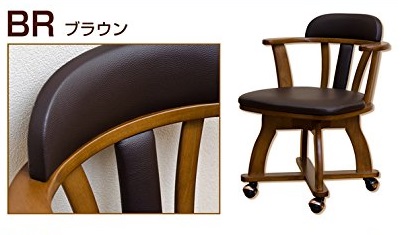 DENVER　キャスター付きダイニングチェア　ブラウン DENVER キャスター付きダイニングチェア ブラウン DENVER キャスター