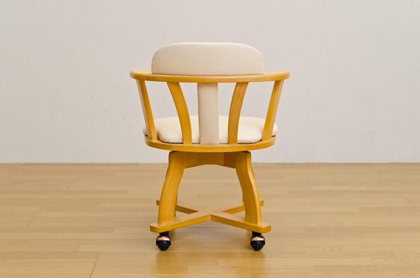 DENVER　キャスター付きダイニングチェア　ナチュラル DENVER キャスター付きダイニングチェア ナチュラル 【公式通販】