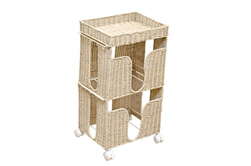 ラタン　新聞ストッカー　カタログ価格19224円 ラタン 新聞ストッカー BR⁄IV ラタン調 新聞ストッカー BR⁄IV サカベ