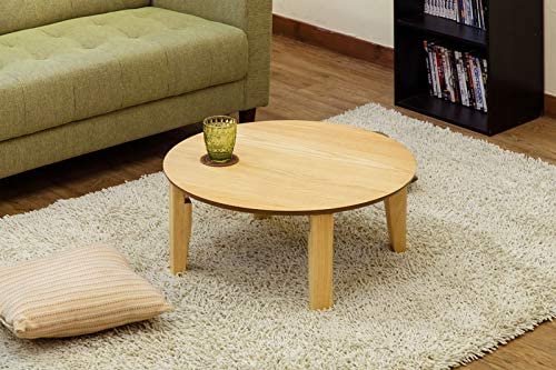 折り畳みテーブル 65Φ Rosslea / 新品未使用（ホワイトウォッシュ） ユアサプライムス.com｜折れ脚テーブル 幅95cm スクエア型