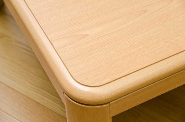 コタツ継脚式 手元コントローラー 105×75 長方形 ナチュラル コタツ継