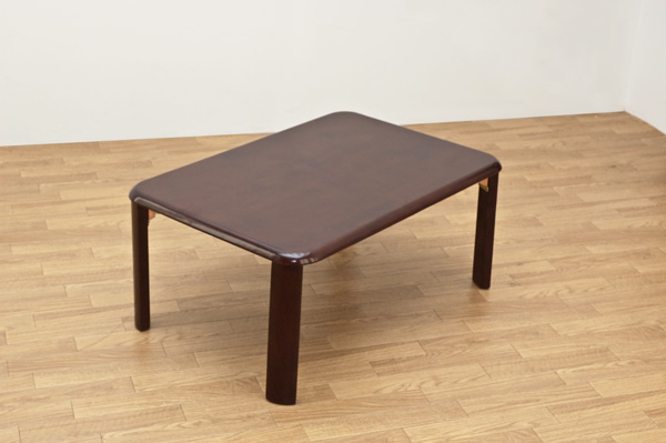 NEWウッディーテーブル/折りたたみローテーブル 【長方形 75cm×50cm