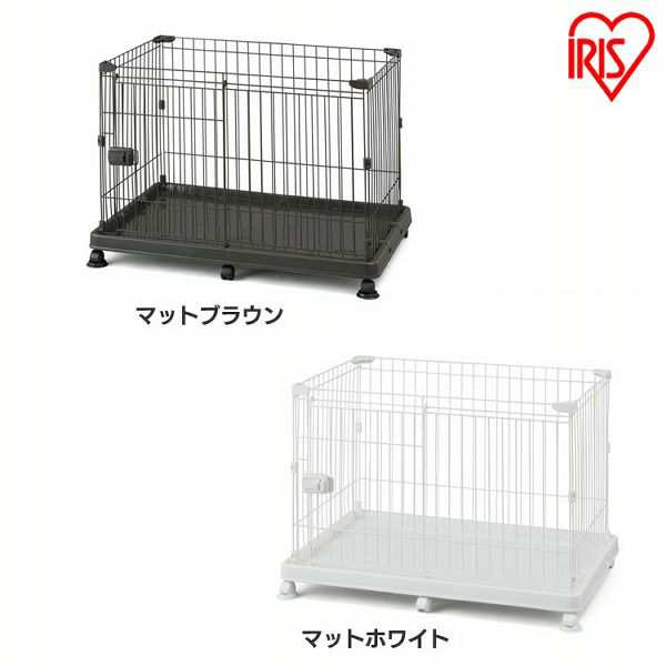 犬 ケージ ペットケージ 犬用ケージ ペットサークル 犬 アイリスオーヤマ ケージ サークル システムサークルトレー付き STS-600TN  小型犬｜au PAY マーケット