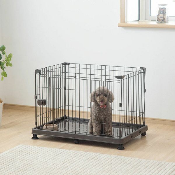 犬 ケージ ペットケージ 犬用ケージ ペットサークル 犬 アイリスオーヤマ ケージ サークル システムサークルトレー付き STS-600TN 小型犬 システムサークル ペット用品 送料無料_15