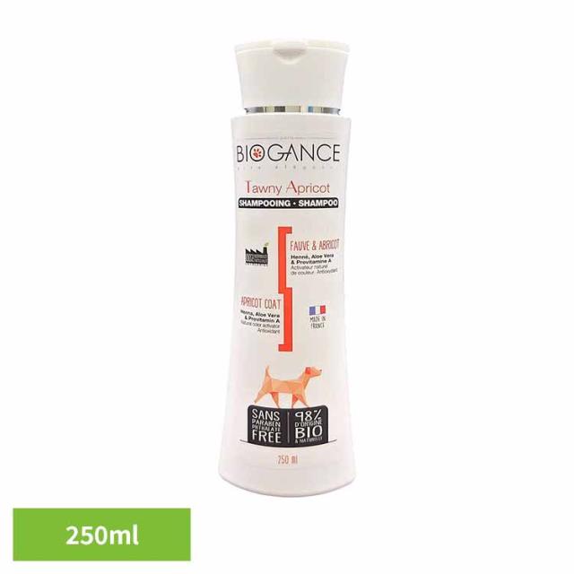 BIOGANCE タウニー･アプリコット シャンプー 250ml INO株式会社 犬 INO ケア用品 シャンプー オーガニック フランス製 低刺激 全成分表記 トリミング サロンクオリティ