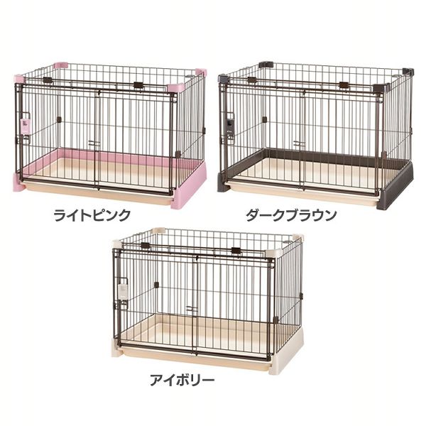 ★10％OFFｸｰﾎﾟﾝ有！25日迄★ リッチェル もっとお掃除簡単ペットサークル 90-60 全3色 ペットサークル サークル ケージ ゲージ 幅90 奥行60 室内 犬 ケージ用 Richell 送料無料の通販は