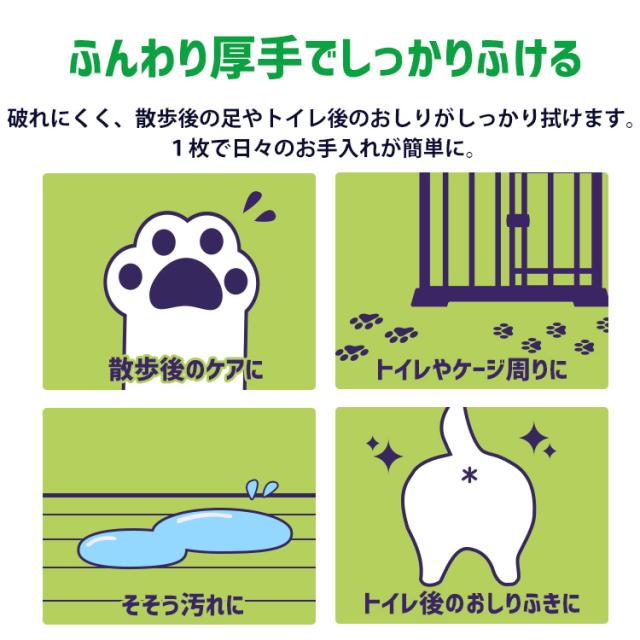 ウェットティッシュ ペット ウェットティッシュ ペット用 ペット用除菌ウェットティッシュ 80枚入 3p Pwt 3p ノンアルコール 無香料 除の通販はau Pay マーケット Pet館 ペット館