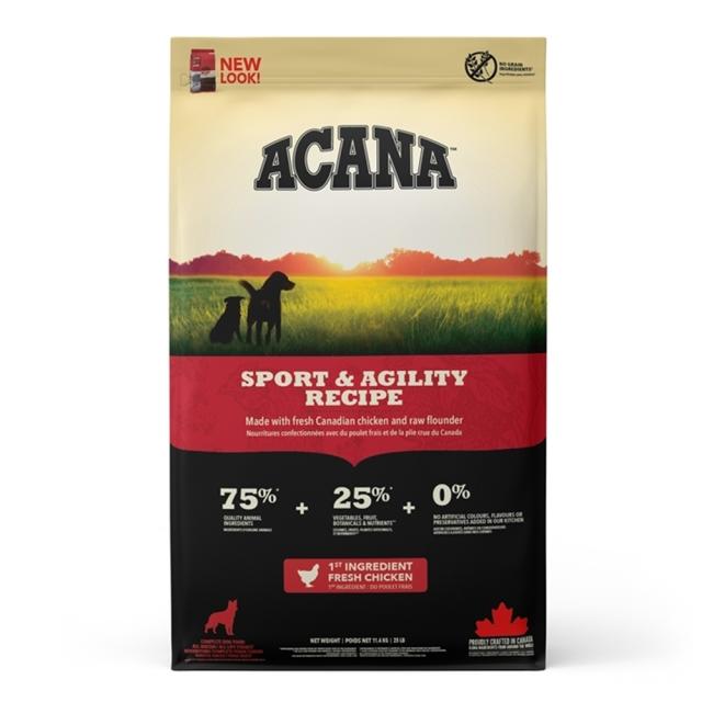 犬用 ドッグフード ACANA アカナ スポーツ&アジリティレシピ 11.4kg 運動量が多い 活動犬 活発 穀類不使用 プレミアムフード アカナ トランペッツ Trumpets