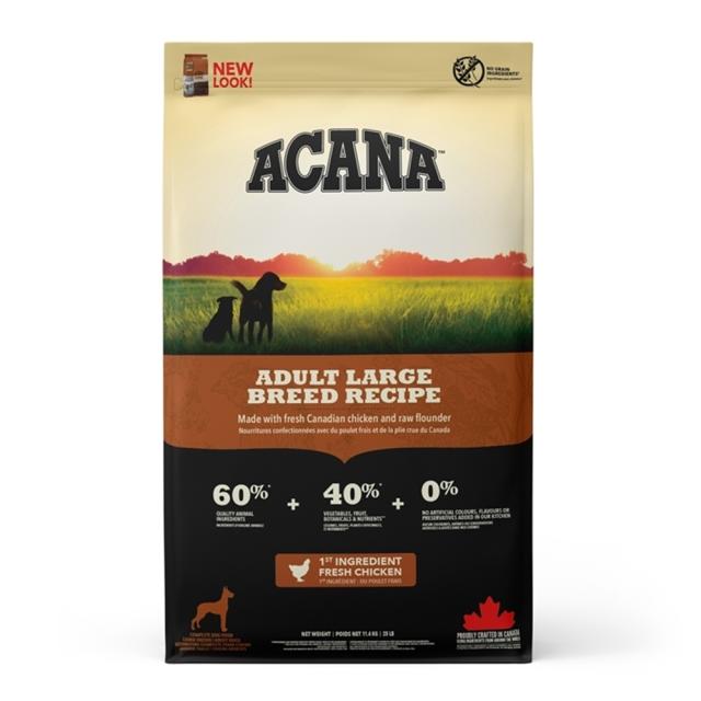 犬用 ドッグフード ACANA アカナ アダルトラージブリードレシピ 11.4kg 穀類不使用 大型犬 プレミアムフード アカナ トランペッツ Trumpets