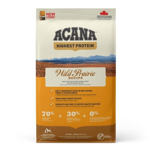 犬用 ドッグフード ACANA アカナ ワイルドプレイリードッグレシピ 11.4kg 穀類不使用 プレミアムフード アカナ トランペッツ Trumpets