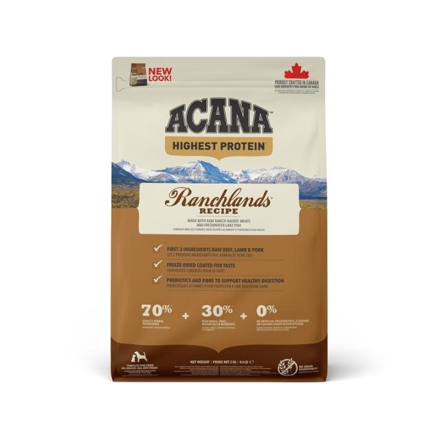 犬用 ドッグフード ACANA アカナ ランチランドレシピ 2kg 穀類不使用 プレミアムフード アカナ トランペッツ Trumpets