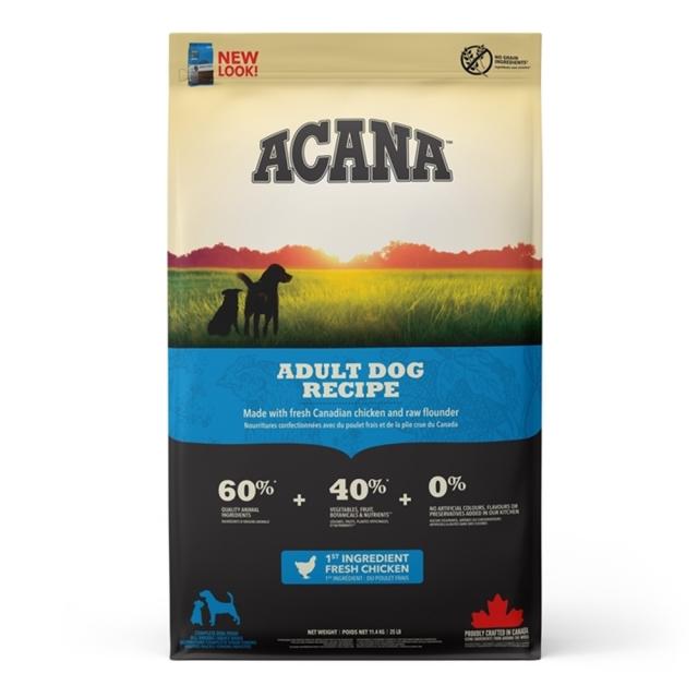 犬用 ドッグフード ACANA アカナ アダルトドッグレシピ 11.4kg 穀類不使用 プレミアムフード アカナ トランペッツ Trumpets
