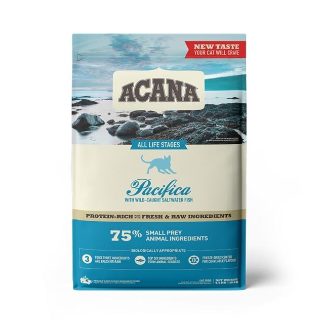 猫用 キャットフード ACANA アカナ パシフィカキャット 4.5kg 穀類不使用 食物アレルギーに配慮 プレミアムフード アカナ トランペッツ Trumpets