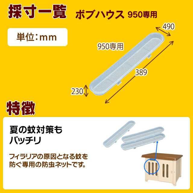 犬小屋 ボブハウス クリア 950専用 防虫ネット Bn 7 Pet館 ペット館 楽天の通販はau Pay マーケット Pet館 ペット館