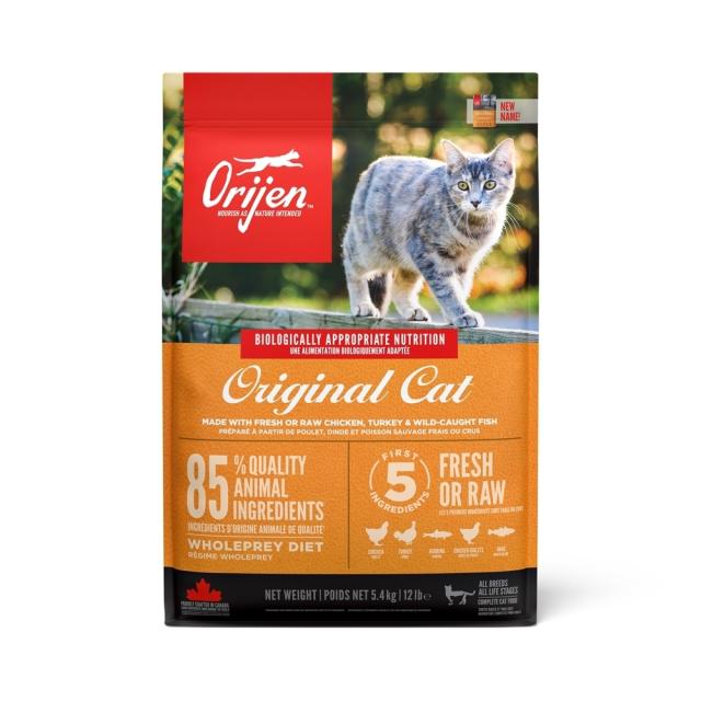 猫用 キャットフード Orijen オリジン オリジナルキャット 5.4kg 穀類不使用 プレミアムフードオリジン トランペッツ Trumpets 【B】