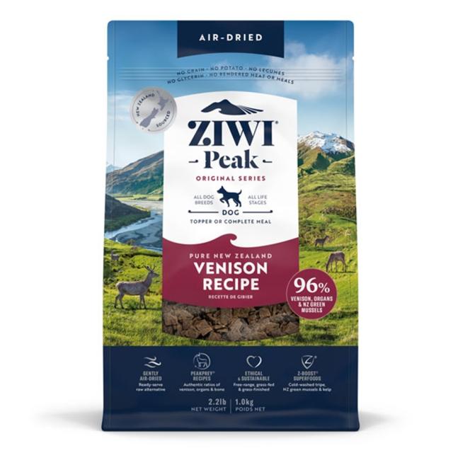 犬用 ドッグフード Ziwi エアドライ･ドッグフード ベニソン 1kg プレミアムフード 全犬種用 オールライフステージ 成犬 アダルト 高齢犬 シニア ジウィー ジィウィー ジウィ トランペッツ Trumpets 【B】
