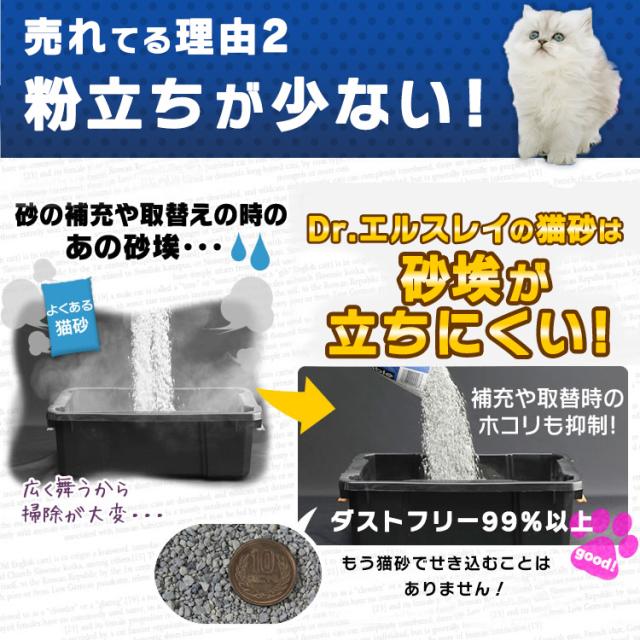 2個セット】猫砂 鉱物 ベントナイト 猫 トイレ 砂 固まる鉱物系