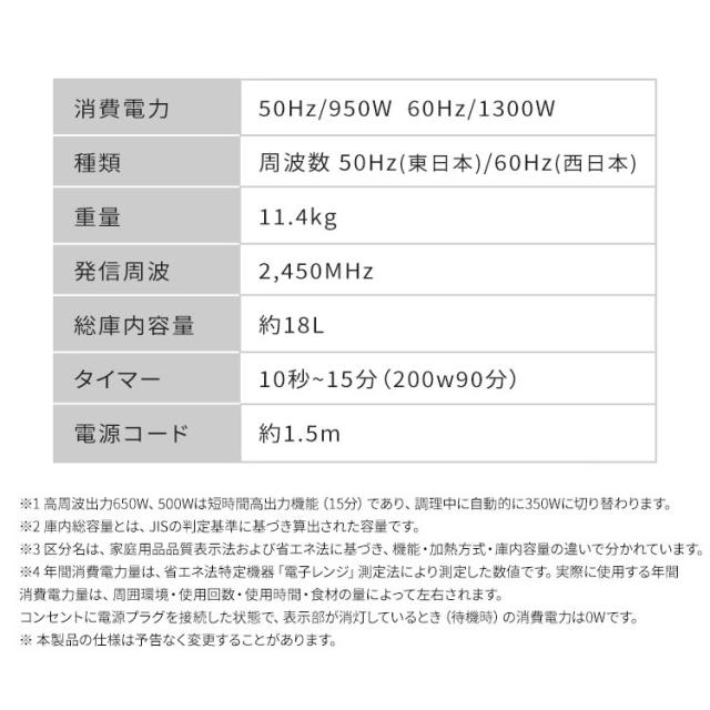 電子レンジ アイリスオーヤマ 18L 電子レンジ 18L IMB-F187-H グレー フラットテーブル フラットタイプ フラット シンプル おしゃれ 新生活 一人暮らし ヘルツフリー 全国利用可能 ワンタッチ ひろびろ設計 単機能 電子レンジ 送料無料_8