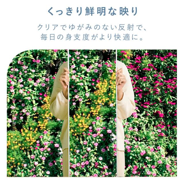 鏡 壁掛け 姿見 割れない鏡 28×150 全身鏡 ウォールミラー 全身 壁掛け鏡 姿見鏡 ミラー スリム 軽量 おしゃれ 賃貸 約30 アイリスオーヤマ フィルムミラー KWM-28150 *