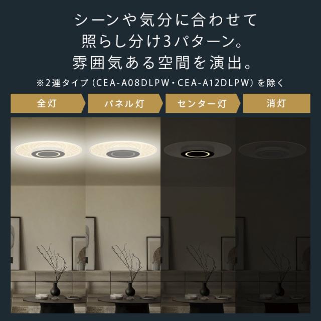 シーリングライト おしゃれ 8畳 リモコン付き ledシーリングライト アイリスオーヤマ 照明 led照明 ledライト 照明器具 天井照明 led 調光 調色 電気 明るい インテリア 洋室 和室 薄型 デザイン クリア パネルライト 省エネ 節電 CEA-A08DLP *