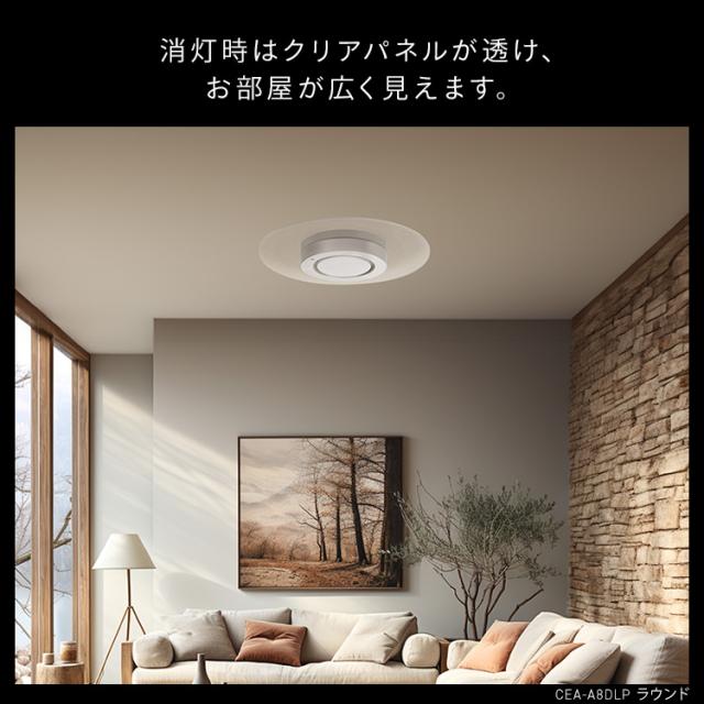 シーリングライト おしゃれ 8畳 リモコン付き ledシーリングライト アイリスオーヤマ 照明 led照明 ledライト 照明器具 天井照明 led 調光 調色 電気 明るい インテリア 洋室 和室 薄型 デザイン クリア パネルライト 省エネ 節電 CEA-A08DLP *