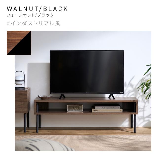 【組立設置対象】テレビ台 ローボード 100cm おしゃれ 一人暮らし 小さめ テレビボード 黒 収納 tv台 テレビラック 32型 TVボード ヴィンテージ 新生活 アイリスオーヤマ HIROBIRO IWAB-1000R * 送料無料_8