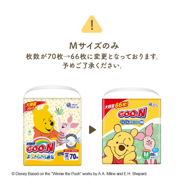 おむつ パンツタイプ グーン 3個セット グーン ぐんぐん吸収パンツ M 