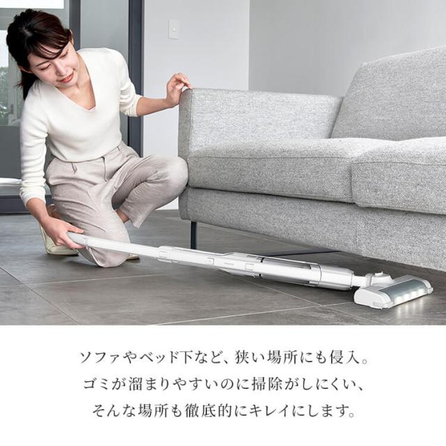掃除機 コードレス コードレス掃除機 アイリスオーヤマ クリーナー サイクロン サイクロン式 軽量 充電式 スタンド スタンド式 スリム コードレスクリーナー サイクロン掃除機 2way ハンディ スティック パワフル 吸引力 コンパクト 小型 家電 車内 SCD-P2P-W_12