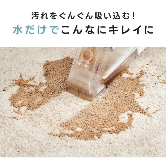 リンサークリーナー リンサー クリーナー ハンディリンサークリーナー RNS-B200D-HW グレー／ホワイト リンサークリーナー リンサー クリーナー ハンディ 水洗い 布 カーペット 洗浄 掃除 車内 ソファ アイリスオーヤマ 送料無料_5