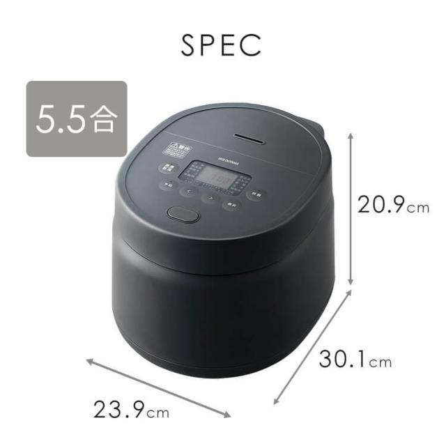 炊飯器 5.5合 銘柄炊き ジャー炊飯器 5.5合 RC-MSA50-W RC-MSA50-HA ホワイト アッシュ 全2色 炊飯器 5.5合 銘柄炊き 炊飯 ジャー 炊飯ジャー 白米 無洗米 早炊き エコ 麦飯 玄米 雑穀米 おかゆ 炊込み アイリスオーヤマ 送料無料_14