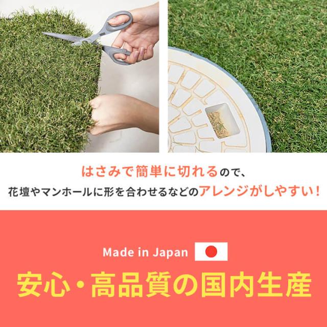 即納】 リアル防草人工芝 RP-3012 アイリスソーコー 人工芝 1m×2m【2 
