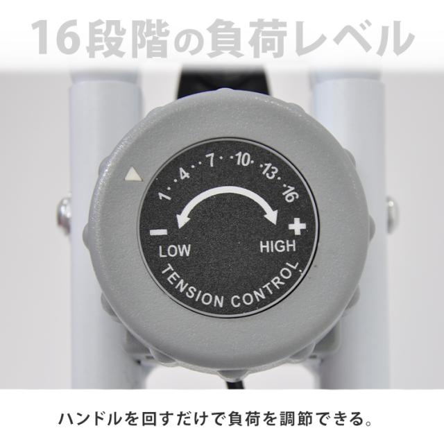 エアロバイク 折りたたみ 静音 家庭用 フィットネスバイク 耐荷重100kg 頑丈 安定 負荷16段階 見やすいモニター タブレットトレー付 折り畳み コンパクト収納 自宅 トレーニング 有酸素運動 運動不足 解消 宅トレ エクササイズバイク VIR-002TK *_4