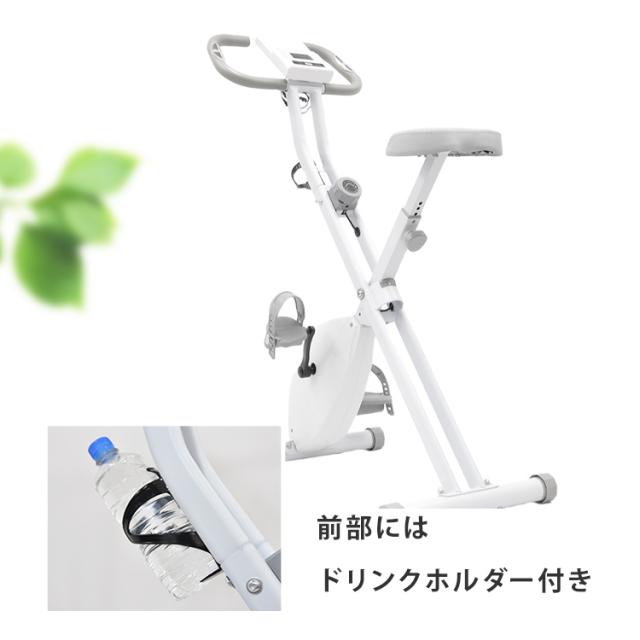 エアロバイク 折りたたみ 静音 家庭用 フィットネスバイク 耐荷重100kg 頑丈 安定 負荷16段階 見やすいモニター タブレットトレー付 折り畳み コンパクト収納 自宅 トレーニング 有酸素運動 運動不足 解消 宅トレ エクササイズバイク VIR-002TK *_6