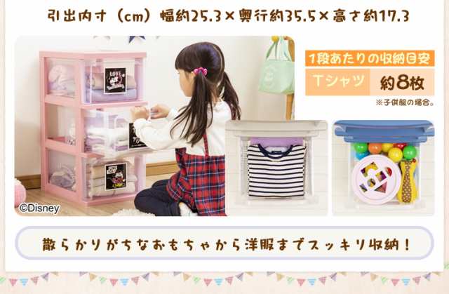 300円オフクーポンあり 子供部屋 こども ディズニー 衣類収納 おもちゃ収納 子ども用 アイリスオーヤマ 収納ボックス 収納ケース 引出の通販はau Pay マーケット 暮らし健康ネット館