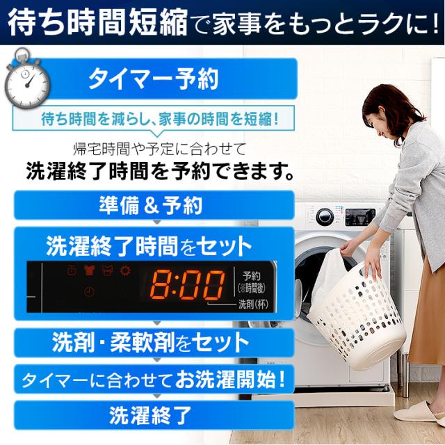 洗濯機 ドラム式洗濯機 7 5kg 洗濯機 ドラム式 ドラム 洗濯 新生活 部屋干し タイマー Fl71 W W アイリスオーヤマ 送料無料 温水対応 メの通販はau Pay マーケット 収納宅配館