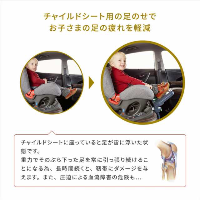 フットレスト チャイルドシート ジュニアシート 足置き台 高さ調整 角度調整 車 12カ月から Isofix インガーデン ニーガードキッズ3 送料の通販はau Pay マーケット 暮らし健康ネット館