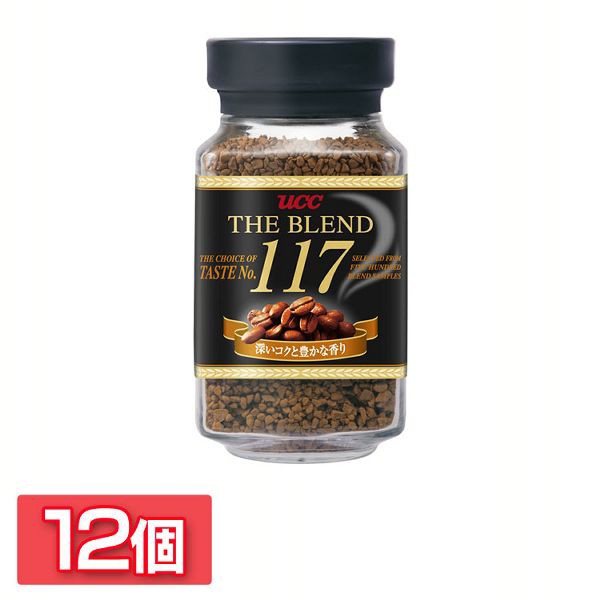 ［12個セット］UCC ザ・ブレンド117 90g UCC コーヒー インスタントコーヒー インスタント マグカップ 上島珈琲 カフェ ユーシーシー まとめ買い 香り コク 送料無料の通販は