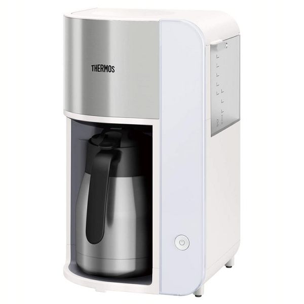 サーモス 真空断熱ポットコーヒーメーカー ホワイト ECK-1000_WH コーヒーメーカー ステンレス ドリップ 魔法瓶 真空断熱 保温 ドリップ 1000ml THERMOS 省エネ設計 送料無料