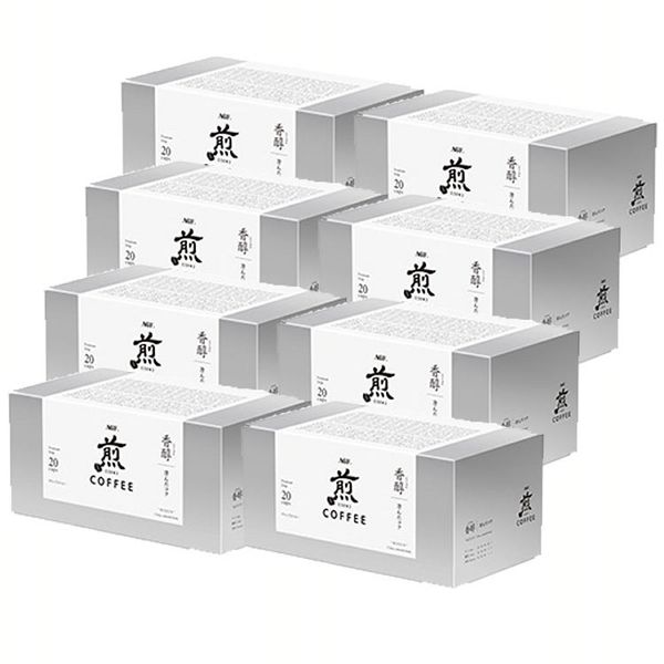 【8個セット】AGF「煎」 レギュラー・コーヒー プレミアムドリップ 香醇 澄んだコク 20袋（ドリップコーヒー） AGF レギュラー 個包装 ドリップ アラビカ豆100％ コーヒー プチギフト 手土産 煎 美味しい エージーエフ 送料無料