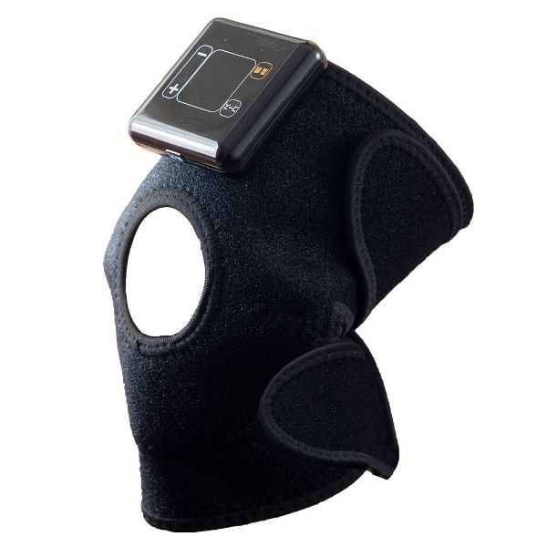 サポーター式ひざ用低周波治療器 ブラック IHP-0210A 低周波治療器 ひざサポーター 膝治療器 関節痛 温熱 電気治療 保温 神経痛 血行促進 疲労回復 送料無料【管理医療機器】